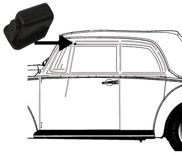 VW Käfer Clips Zierleisten Seitenfenster vorne / hinten Cabrio - Bekabo  Classicparts
