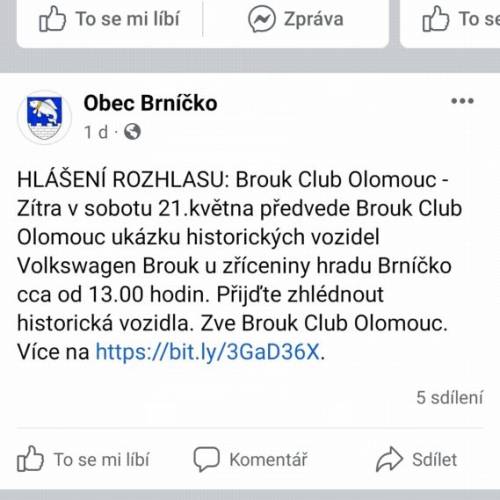 VW Brouk klub Olomouc